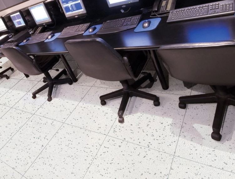 Antistatic tiles