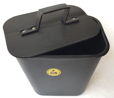 ESD TRASH CAN WITH COVER ESD TRASH CAN WITH COVER
